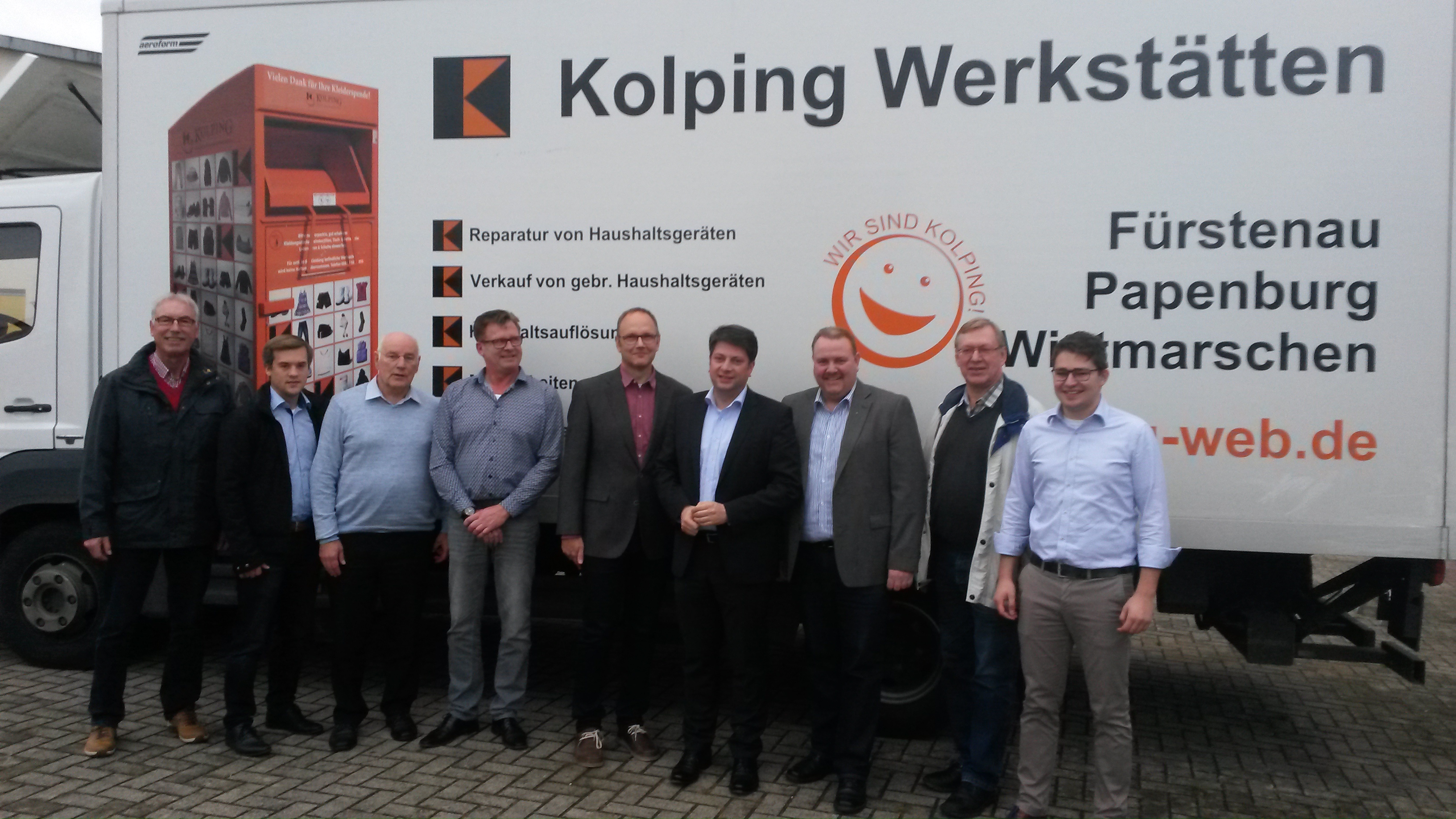 2017: Besuch in der Kolping-Werkstatt Fürstenau! Treu Kolping!