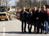 2016: Gespräch mit der Bürgerinitiative zum Bau des Radweges in Döthen (Eggermühlen).