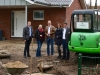 2016: Besuch des im Bau befindlichen Jugendheimes in Eggermühlen.