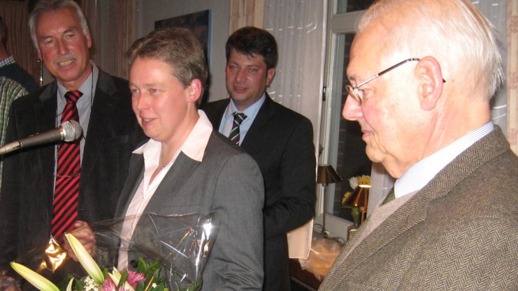 Geschafft: Ann Oldiges bedankte sich für das Vertrauen der CDU-Mitglieder. Foto: Jürgen Ackmann