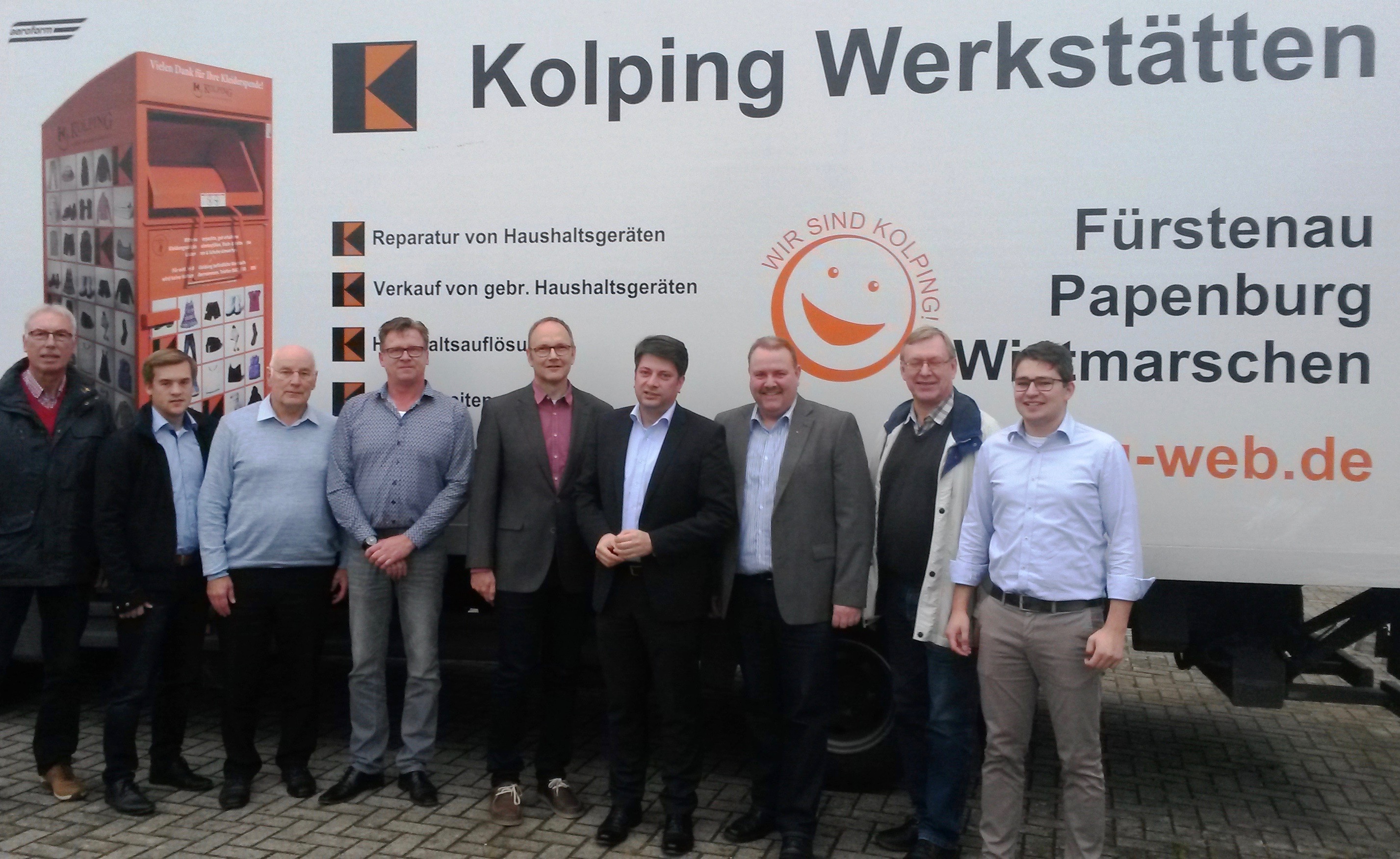 Besuch bei der Kolping-Werkstatt in Fürstenau.